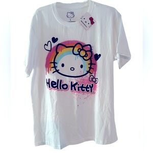 NWT Sanrio Graffiti Hello Kitty T Shirt